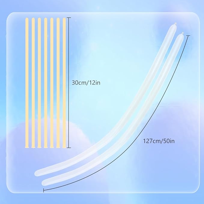 260 Balloons Clear 100 Pcs Long Balloons For Tying Balloon Arch Back To School Animal Balloon Clear 260 Globos Largos Para Hacer Figuras Birthday Valentines Party Decor