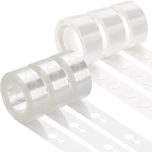 KICNIC Balloon Arch Strip, 49ft Balloon Tape and 300 Glue Point Dots, Balloons Arch Kit for Garland, Party, Birthday, Baby Shower, Graduation, Graduation Decorations
