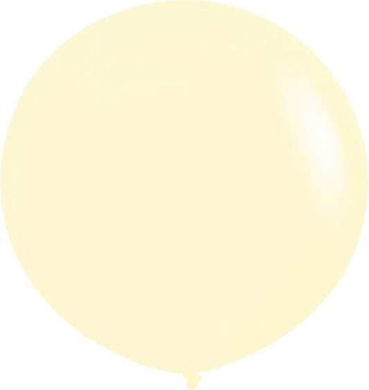 36 Inch Giant Latex Balloons, Neo LOONS Pastel Yellow Rainbow Balloons Large Macaron Balloons for Birthdays Weddings Receptions Festival Party Decoration, Pack of 5 Pcs