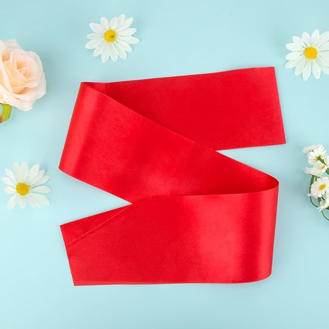 4pcs Red Sashes Happy Birthday Sash Bride Sash Bachelorette Party Homecoming Queen Sash Its My Birthday Sash Prom Sashes For Pageants Red Birthday Sashes For Senior Night, Sorority, Make Your Own Sash
