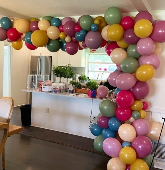 Wildflower Balloon Arch Garland kit 164pcs for Boho Bridal Shower Little Baby in Bloom Baby Shower Girls Spring Floral Daisy Birthday Party Decoration (Wildflower)