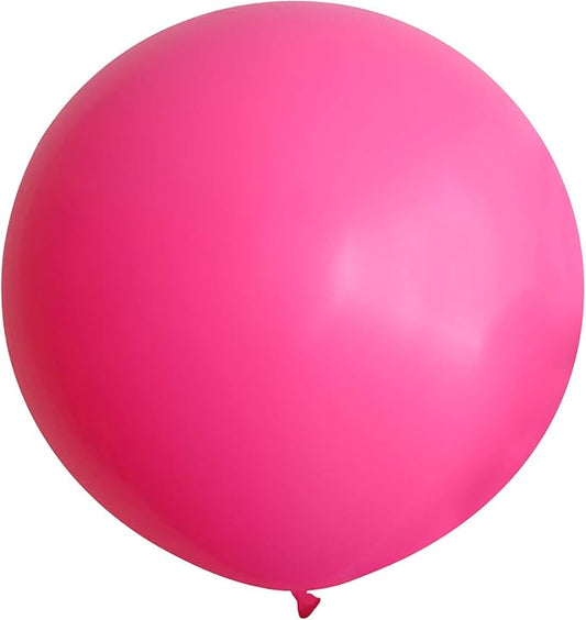36 Inch Giant Latex Balloons, Pastel Rose Round Balloons for Birthdays Weddings Receptions Festival Party Decoration, Pack of 5 Pcs
