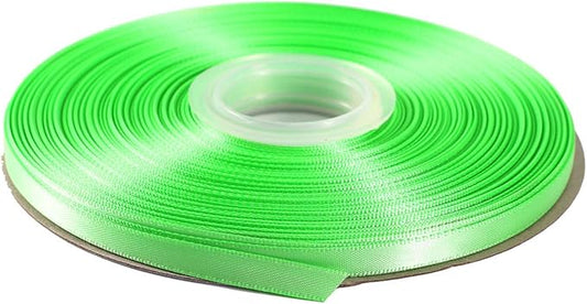 ITIsparkle 1/4" Inch Double Faced Satin Ribbon 50 Yards-Roll Set for Gift Wrapping Scrap Books Party Favor Hair Braids Baby Shower Decoration Floral Arrangement Craft Supplies, Mint Ribbon