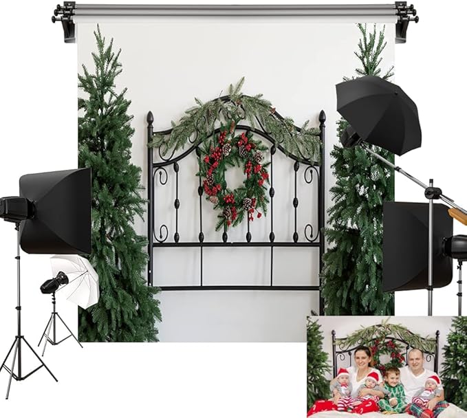 Kate 10x10ft/3x3m Christmas Theme Backdrop Xmas Tree Background Children Birthday Party Banner Backdrop