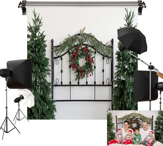 Kate 10x10ft/3x3m Christmas Theme Backdrop Xmas Tree Background Children Birthday Party Banner Backdrop