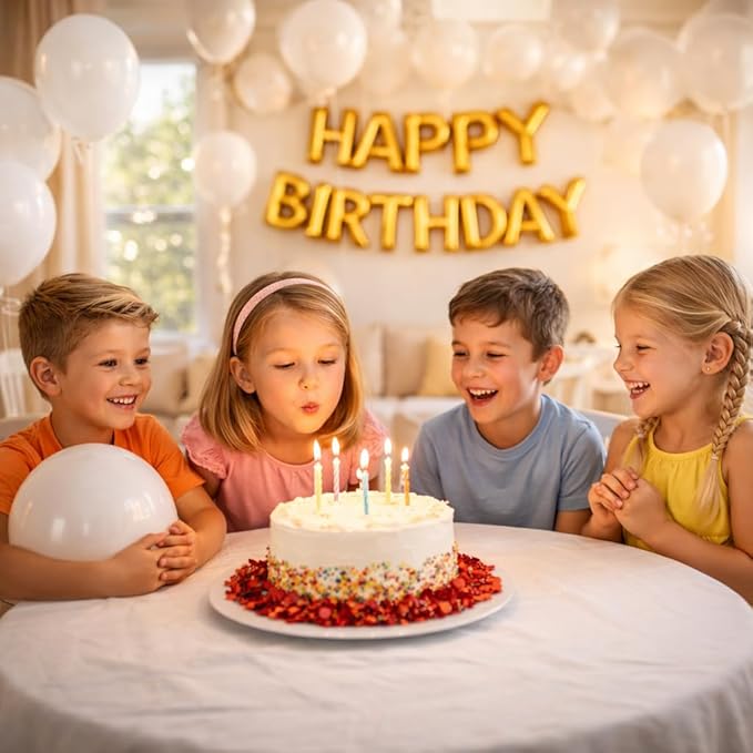 White Balloons 100 Pack, Latex Party Balloons, 12 Inch Round Helium Balloon for Wedding Birthday Christmas Bridal Shower, Elegant Backdrop Decorations