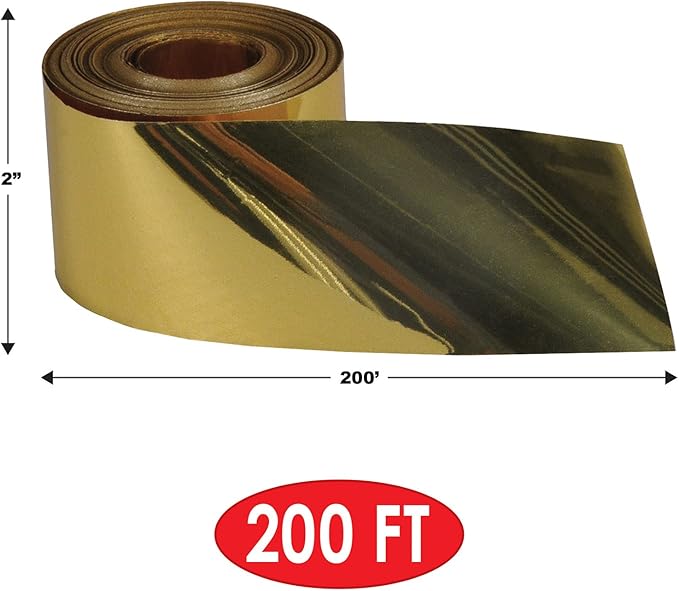 Beistle 2 Piece Indoor Outdoor Metallic Plastic Birthday Streamers For Wedding Receptions, Graduation Parties, New Year's Eve Decorations