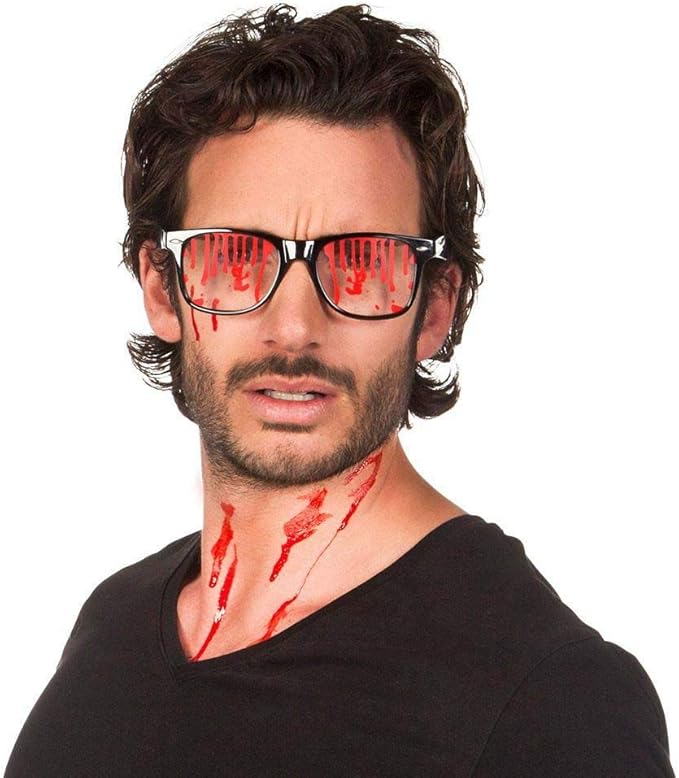 Boland 72104 Bloody Party Glasses Multicoloured