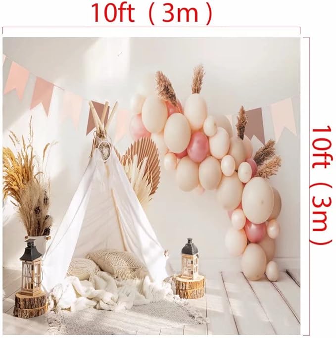Kate 10x10ft Happy Birthday Backdrop Party Decoration Background for Kids Balloon Backdrop Baby Shower
