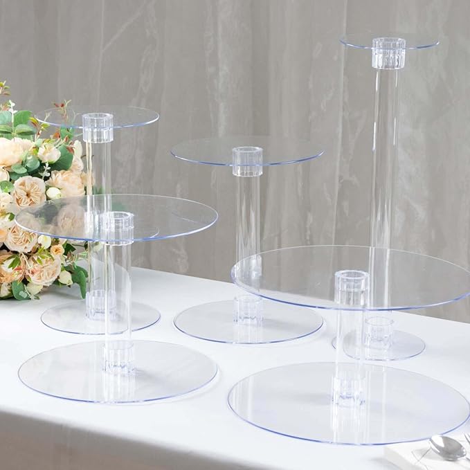 Efavormart 2 Sets of Large Metallic Gold Bird Cage Wedding Centerpiece Table Party Decor All Occasions - 9",13" Tall