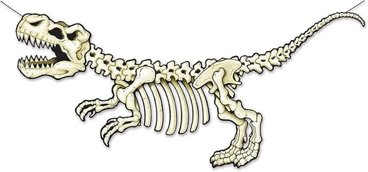 Beistle 53584 T-Rex Skeleton Streamer