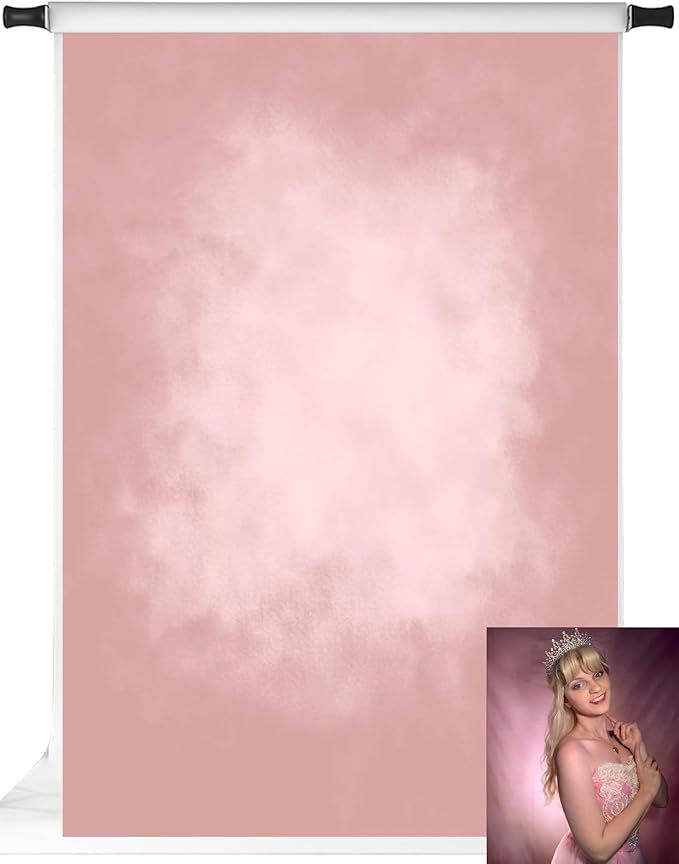 Kate Pink Photography Backdrops Abstract Photo Backdrop Poratrait Background for Photoshoot, 5x7ft