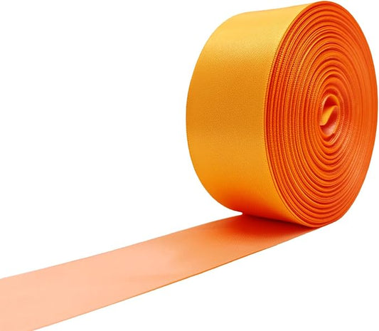 Double Faced Satin Ribbon, 1-1/2 Inch 30 Yards, Gold & Peach Two-Tone Ribbon for Gift Wrapping, Flower Bouquet, Bow, Hair, Wedding, DIY Crafts, Holiday Party Decorations