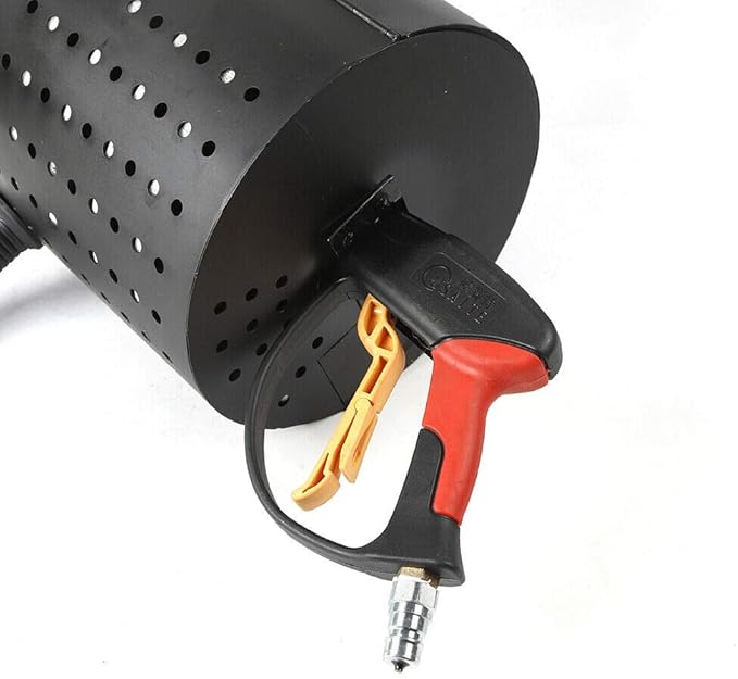 Handheld CO2 Cannon 7 Colors LED CO2 Confetti Gun Color-Changing Electric Confetti Cannon Machine CO2 DJ Smoke Gun 110V 20W for Stage Effect, Disco, Theater, Wedding, Party