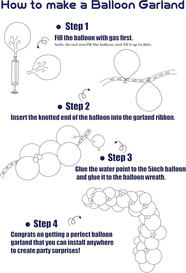 Graduation Party Decorations Graduation Balloon Arch Kit with 132PCS Royal Blue White Gold 32inch Gold GRAD Balloons for Congrats College High School Grad Balloons Class of 2026 Party Supplies