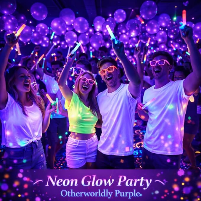 Dark Purple Latex Party Balloons，100 Pack 12 Inch Round Helium Purple Balloons with Ribbon for Birthday Butterfly Wedding Graduation Halloween Party Decorations