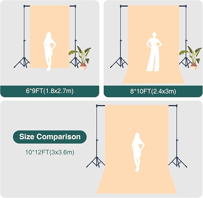 Kate 10ftX12ft Solid Light Green Backdrop Portrait Photography Background for Photography Studio Children and Headshots Green Backdrop Background