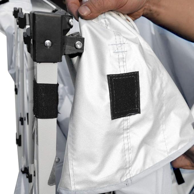 Impact Canopy 040000001 Slant Leg Canopy, 10' x 10', White-No Sidewall