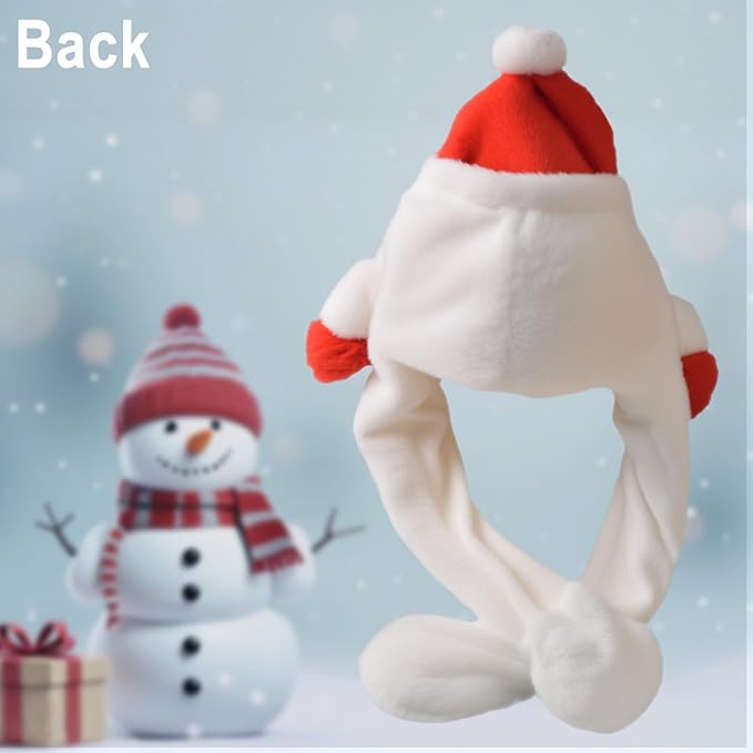 Animal Hat with Funny Plush Moving Ears,Crazy Hats for Kids Holiday Cosplay Easter Dress Up Cute Hat Kids Gift