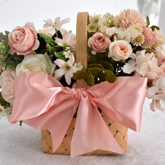 TONIFUL 4 Inch x 22Yards Wide Rose Gold Satin Ribbon Solid Fabric Large Ribbon for Cutting Ceremony Kit Grand Opening Chair Sash Table Hair Car Bows Sewing Craft Gift Wrapping Wedding Party Decoration