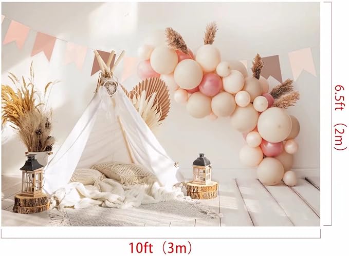 Kate 10x6.5ft Happy Birthday Backdrop Party Decoration Background for Kids Balloon Backdrop Baby Shower