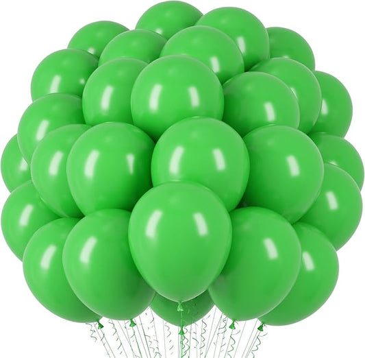 Voircoloria Green Balloons, 66pack 12inch Green Latex Party Balloons for Graduation, St. Patrick's Day, Wedding, Birthday, Christmas, Baby Shower, Anniversary Party Decorations