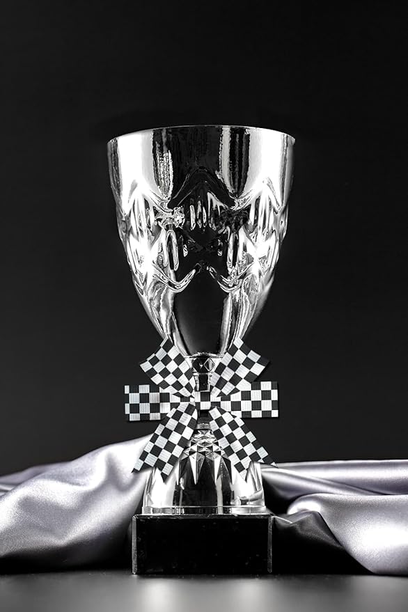 4 Pack Racing Ribbon Set, 7/8 Inch x 5 Yard Grosgrain Ribbons Each, Checkered Flag Race Car Patterns, Motorsport Gift Wrap for Car Shows, Racing Events, Trophy Decoration, Hair Bows