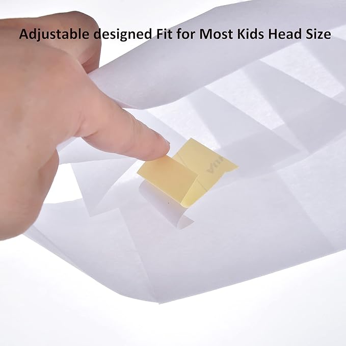 ESHATO 20-40 Pack Kids Chef Hats, Adjustable Disposable Bakery Hats for Cooking, Baking, Pizza Party, Hibachi Party