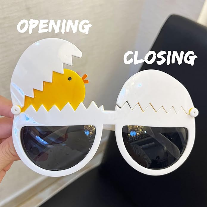Party Glasses -2Pcs Funny Plastic Glasses for Party Costume Accessories- Birthday Party Favors