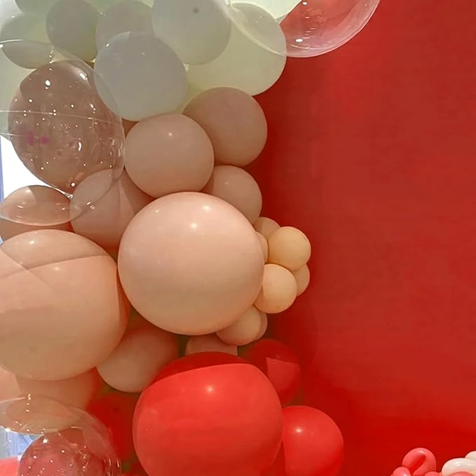 Voircoloria Peach Balloons, 66pack 12inch Pastel Orange Latex Party Balloons for Wedding, Birthday, Graduation, Bridal Shower, Baby Shower, Gender Reveal, Anniversary, Bachelorette Party Decorations