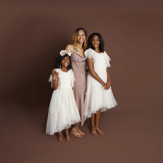 Kate Seamless Paper Backdrop for Photography, Party, Live Streaming, Brown Paper Roll (86''x32.8' Coco Brown)