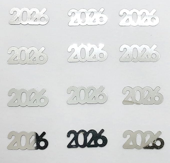 Confetti Year 2026 Silver - Half Pound (8 oz) #7346 Q08