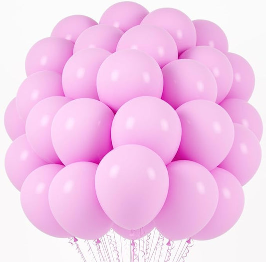 Voircoloria Pink Balloons, 66pack 12inch Pink Latex Party Balloons for Wedding, Birthday, Graduation, Bridal Shower, Valentine's Day, Baby Shower, Gender Reveal, Anniversary Party Decorations