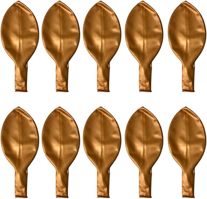 36 Inch Giant Latex Balloons, Pearl Gold Round Balloons for Birthdays Weddings Receptions Festival Party Decoration, Pack of 10 Pcs