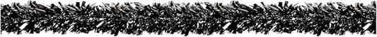 Beistle Shiny Black Metallic Plastic Festooning Garland For New Year’s Eve Christmas Birthday Graduation Party Supplies And Parade Floats
