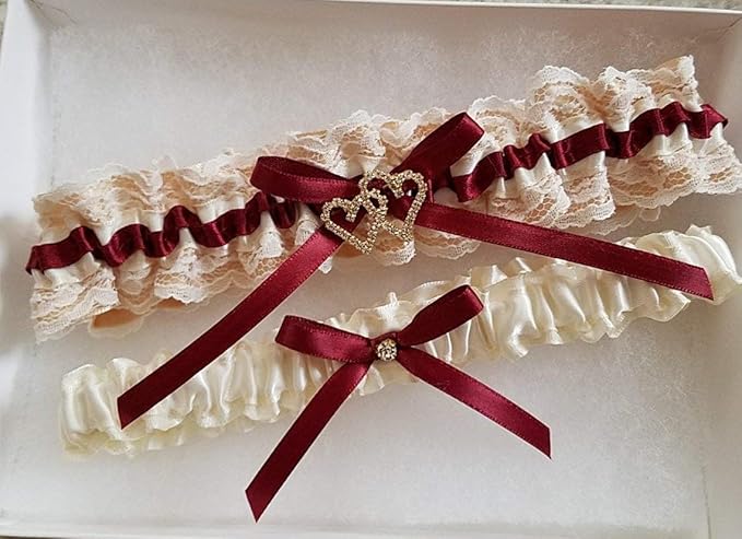 ITIsparkle 1/4" Inch Double Faced Satin Ribbon 50 Yards-Roll Set for Gift Wrapping Scrap Books Party Favor Hair Braids Baby Shower Decoration Floral Arrangement Craft Supplies, Burgundy 277# Ribbon