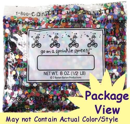 Confetti Music Instruments Silver, Gold Mix - Half Pound (8 oz) #9428 Q08