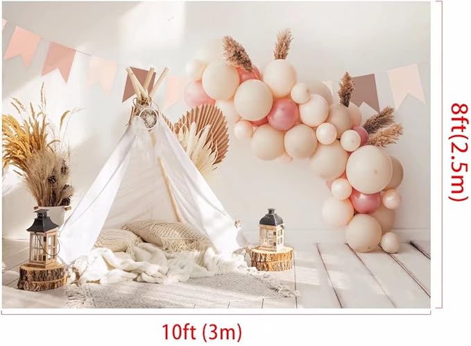 Kate 10x8ft Happy Birthday Backdrop Party Decoration Background for Kids Balloon Backdrop Baby Shower