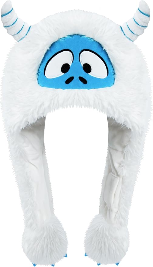 dressfan Plush Animal Hat with Ear Flaps,Novelty Christmas & Birthday Gifts for Adults & Children,One Size Fits All