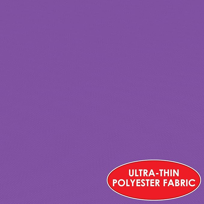 Beistle Polyester Fabric Novelty Purple Aisle Runner for Birthdays and Princess Theme Parties