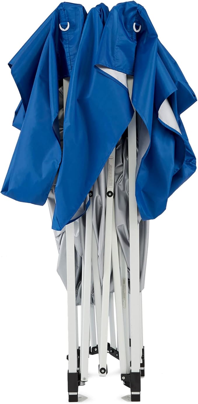 Caravan Canopy Pop-Up Tent V Series 2 12 x 12 ft Slanted Leg Instant Shade, Blue