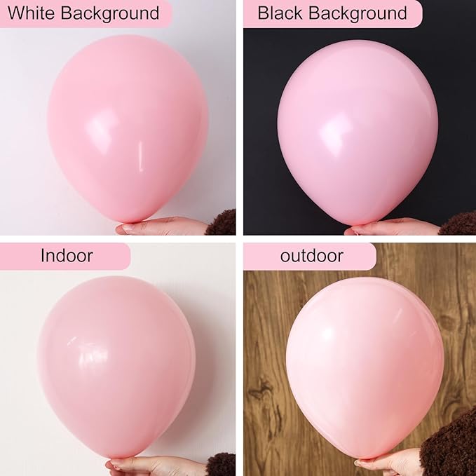 RUBFAC Pink and Blue Balloons 129pcs Different Sizes Pack of 18 12 10 5 Inch, Latex Gender Reveal Balloon Garland Arch Kit for Birthday Party Wedding Anniversary Baby Shower Decoration