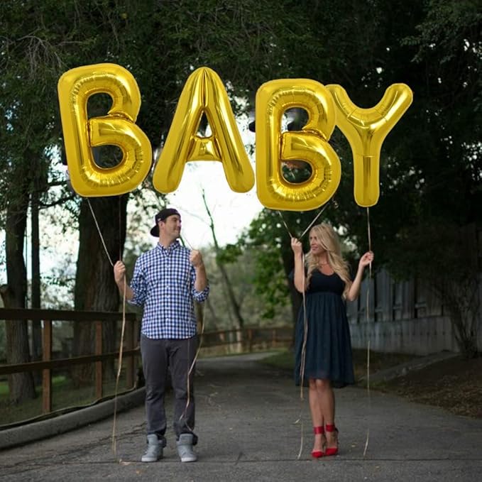 TONIFUL 40 Inch Large Gold Letter A Helium Balloons,Foil Mylar Big Balloons for 2026 New Year Eve Graduation Wedding Baby Shower Birthday Party Anniversary Supplies Decorations