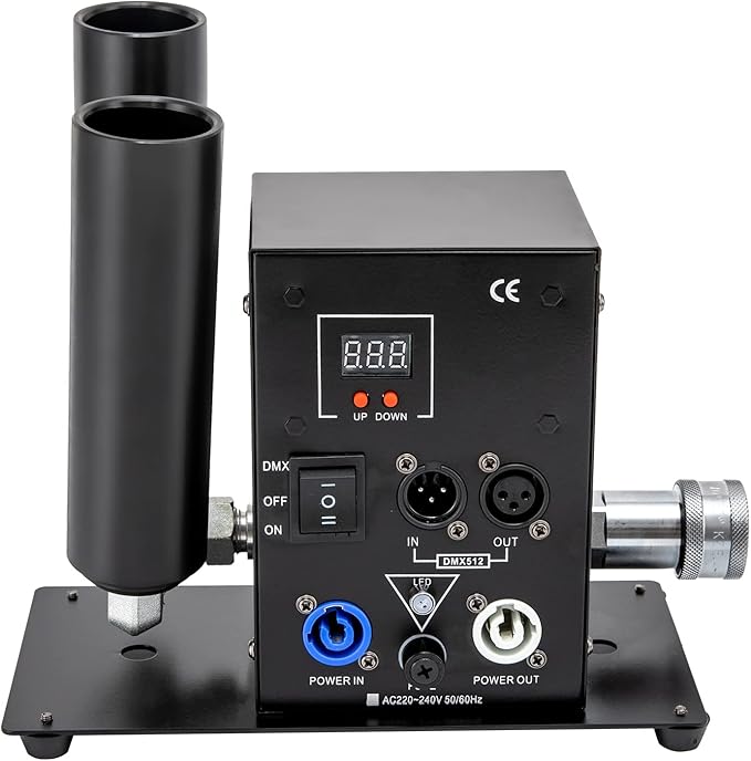 Stage Fog Maker CO2 Jet Smoke Machine 150W CO2 DMX Cannon Air Column CO2 Jet Machine 6 MPa Night Club Bar DJ Party Stage Show Jet Effect Fogger Smoker