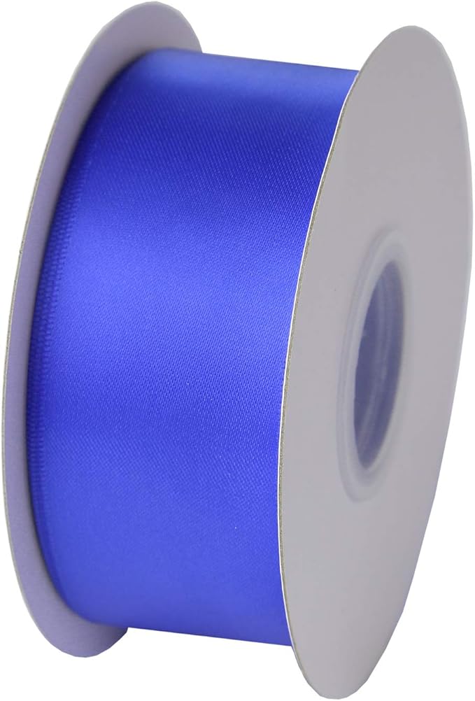 ITIsparkle 11/2" Inch Double Faced Satin Ribbon 25 Yards-Roll Set for Gift Wrapping Party Favor Hair Braids Hair Bow Baby Shower Decoration Floral Arrangement Craft Supplies, Royal Ribbon