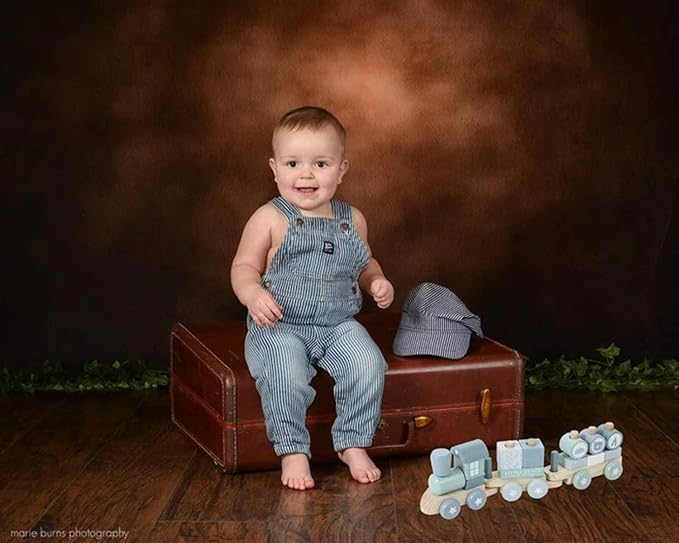 Kate 5x7ft Brown Abstract Backdrop for Photography Headshot Portrait Background Old Master Photo Stuido Props