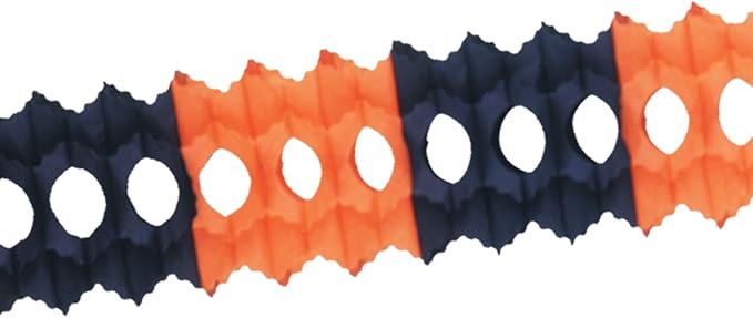 Pkgd Arcade Garland (orange & black) Party Accessory (1 count) (1/Pkg)