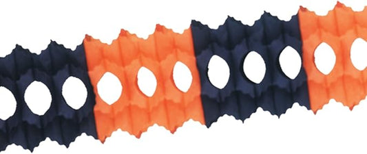 Pkgd Arcade Garland (orange & black) Party Accessory (1 count) (1/Pkg)