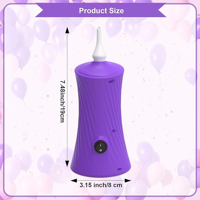 Ball Pump Balloon Pumps Electric, Balloon Pump Portable Long Animal Balloon Pump, Electric Blower Machine Inflator Basketball Pump 260 Balloon Pump for Party/Wedding/Birthday Decorations
