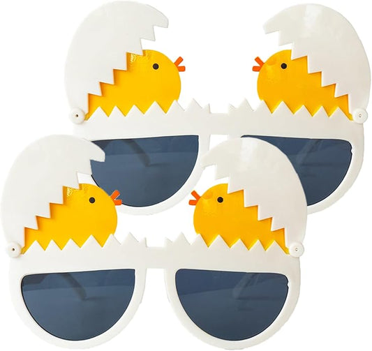 Party Glasses -2Pcs Funny Plastic Glasses for Party Costume Accessories- Birthday Party Favors